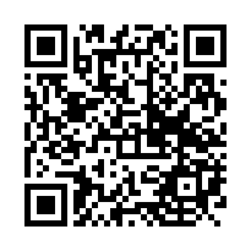 QR code that opens the newsletter sign-up page