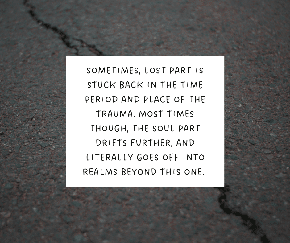 stuck in time and place of trauma